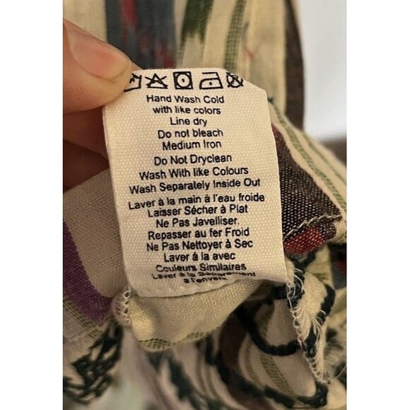 Anthropologie DRA Los Angeles Multicolor Embroidered Festival Boho Midi Dress M - Picture 7 of 9